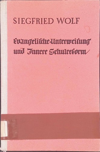 Evangelische unterweisung und - evangelische,