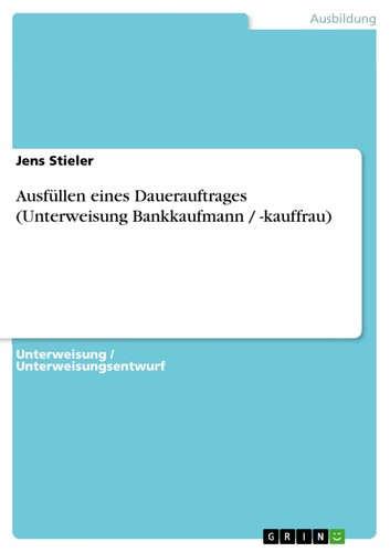 Ausfüllen eines