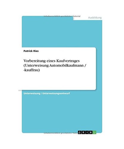Vorbereitung eines
