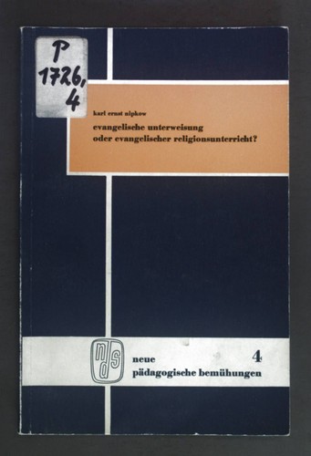Evangelische unterweisung oder - unterweisung,