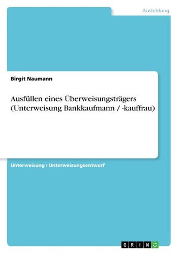 Ausfüllen eines