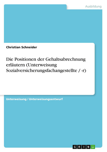 Die positionen der - positionen,