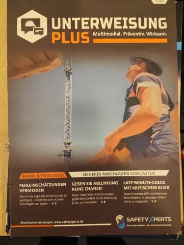 Unterweisung plus safety - plus,