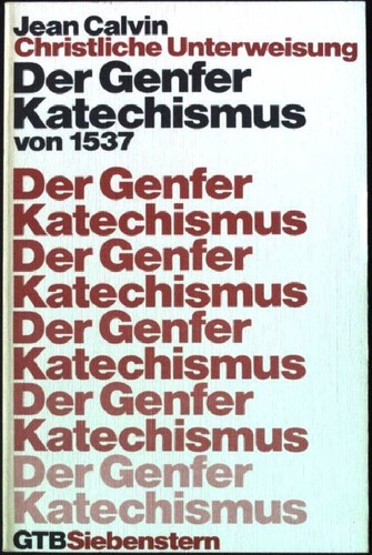 Christliche unterweisung der - unterweisung,