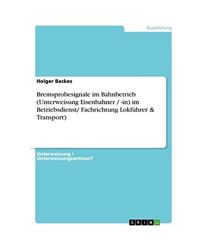 Bremsprobesignale - , im