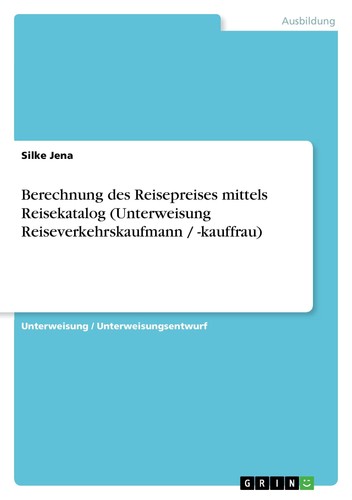 Berechnung des reisepreises - des,