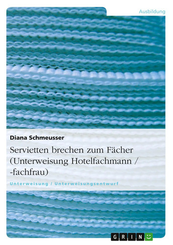 Servietten brechen zum fächer - brechen,