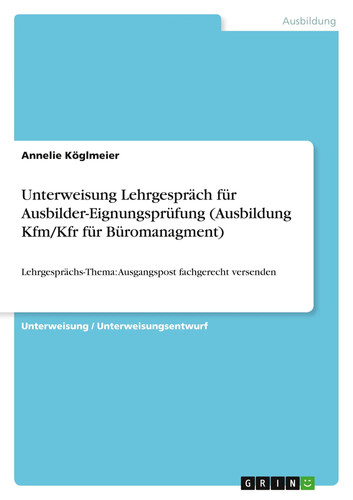 Unterweisung lehrgespräch - unterweisung,