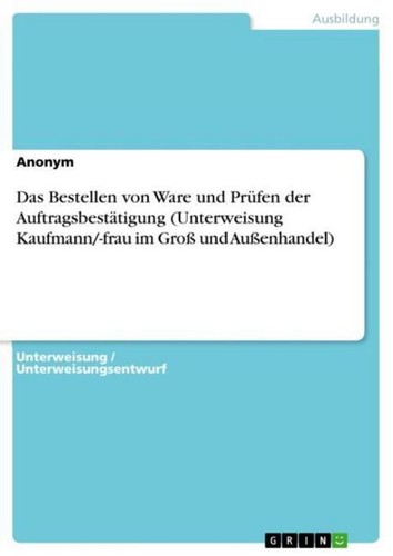 Das bestellen von ware - das,