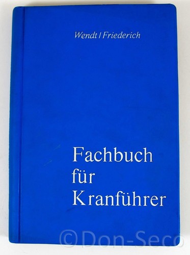 Fachbuch für kranführer - fachbuch,
