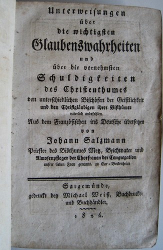 Unterweisung über die