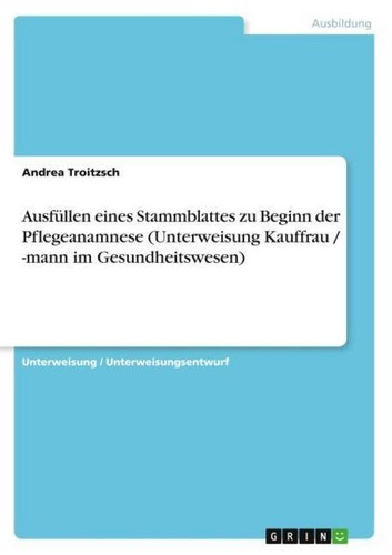 Ausfüllen eines stammblattes - eines,