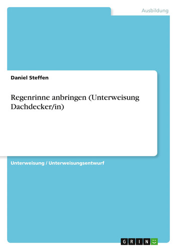 Daniel steffen regenrinne - daniel,