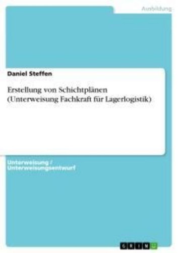 Erstellung von schichtplänen - von,