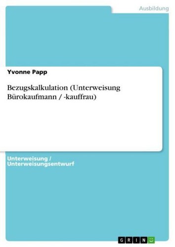 Bezugskalkulation