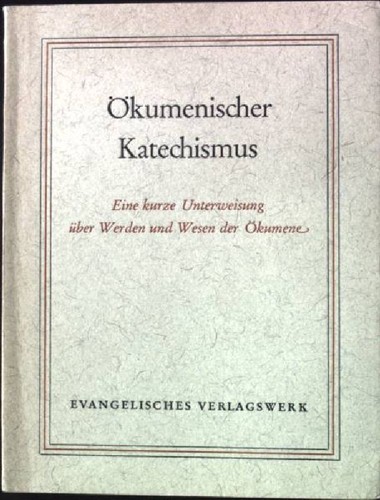 ökumenischer katechismus - Ökumenischer,