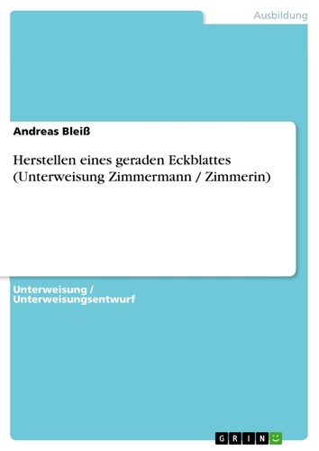 Herstellen eines geraden
