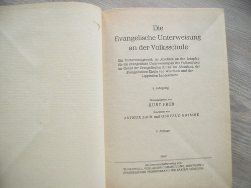 Religionsunterricht 1960er