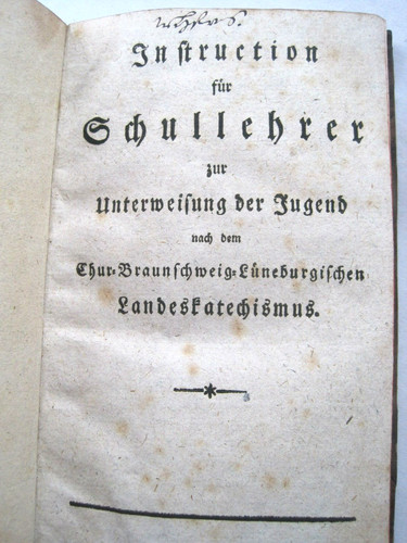 Instruction für schullehrer - "instruction,
