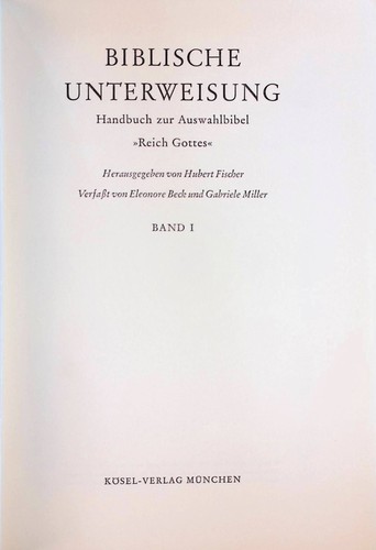 Biblische unterweisung - biblische,