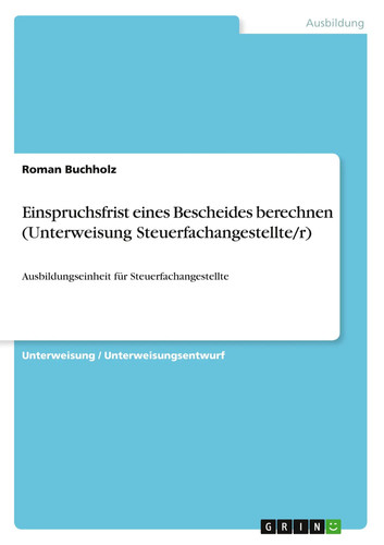 Einspruchsfrist eines